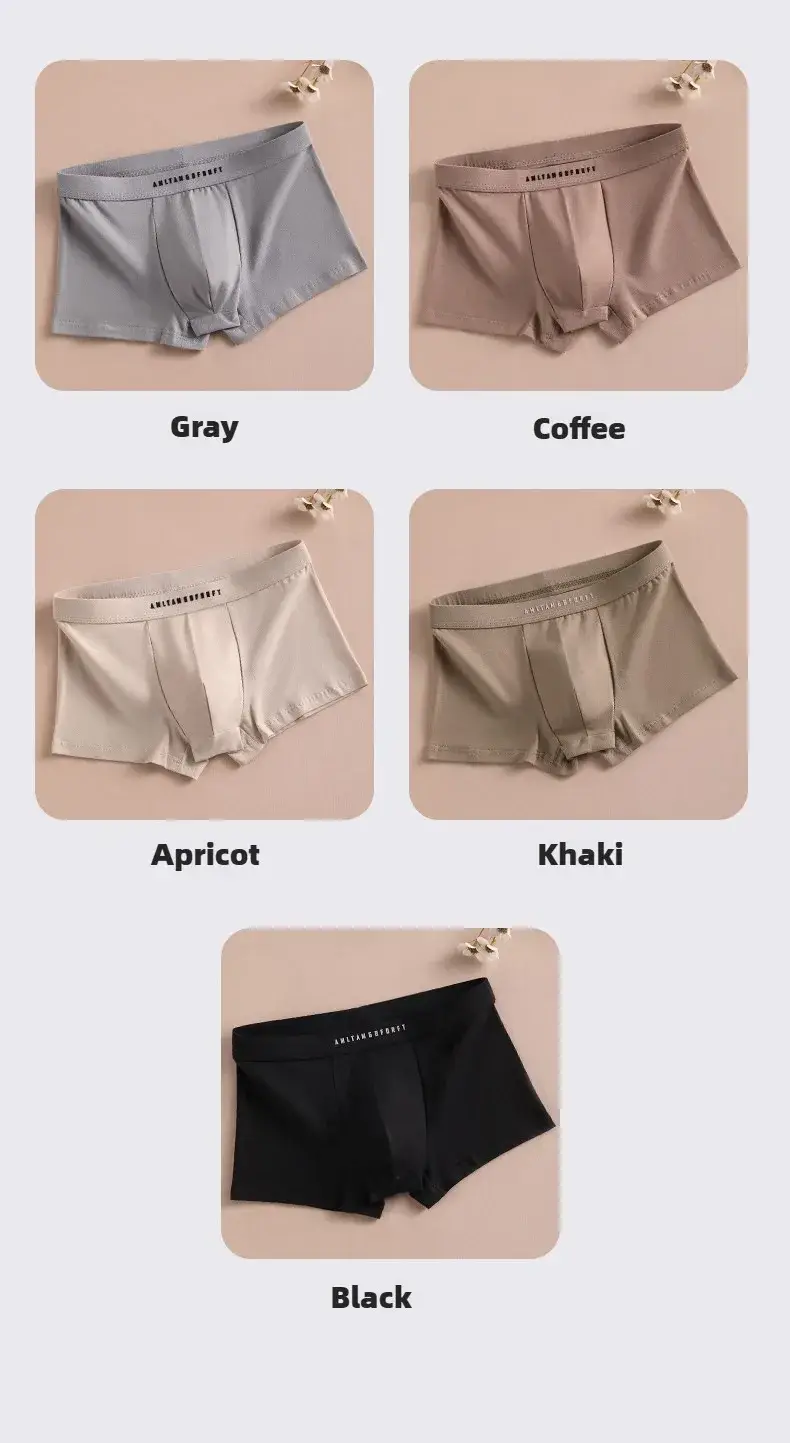 3PCS กีฬานักมวย Man Breathable ของขวัญ Sporty นักมวยชายกางเกงเซ็กซี่ชาย Unerderwear กางเกงกางเกงขาสั้นกางเกงขาสั้นชุดชั้นใน
