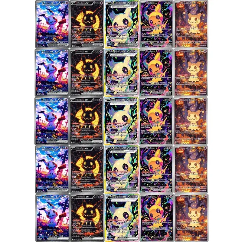 TCG Collection Cards Mimiku DIY High Quality Self Made Single Card Classic Game Anime Card Gift Toy