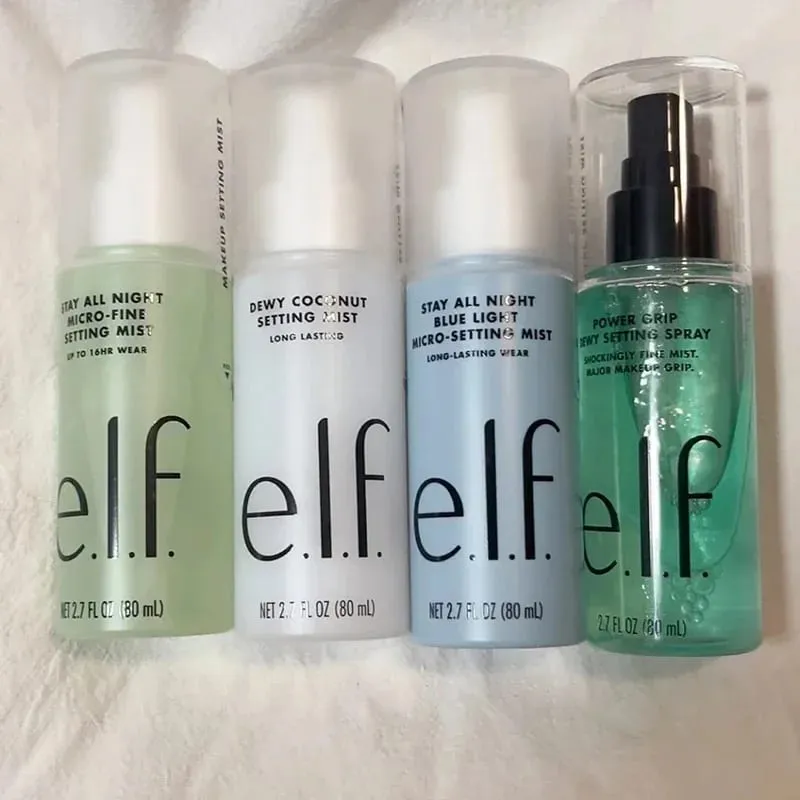 Elf Primer Gel Fissante Spray Idratante a lunga durata Controllo del sebo Resistente al sudore Pori lisci Pelle Corretta Effetto trucco per tutti i giorni e feste