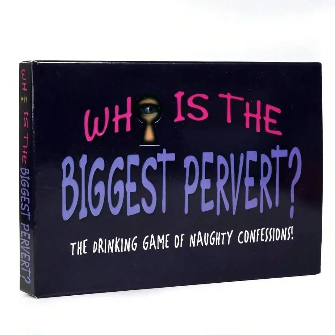 Who Is the Biggest Pervert? Adult Party Card Game | Naughty Truth or Dare Drinking Game for Friends & Game Night