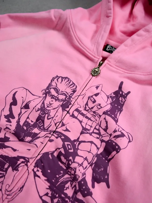 Jojo Bizarre Adventure Hoodies Women Y2k Oversized Hoodie Hip Hop Couples Harajuku Street Men Sweatshirt Anime Clothes