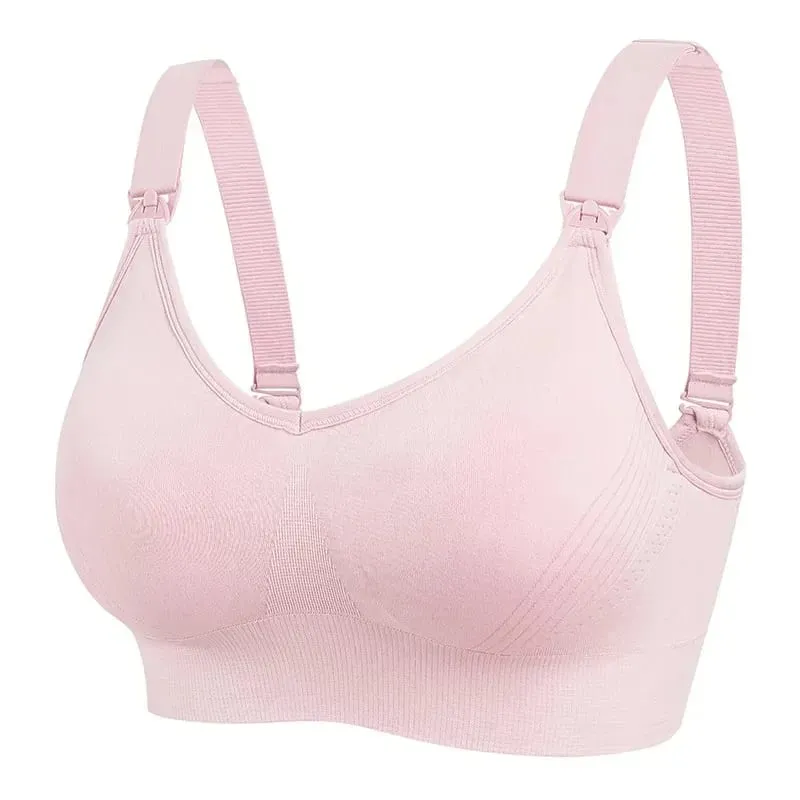 1pcs Maternity Nursing Bras Pregnant Women Skinny Breastfeeding Clothing Underwear Female Breathable Push Up Bra