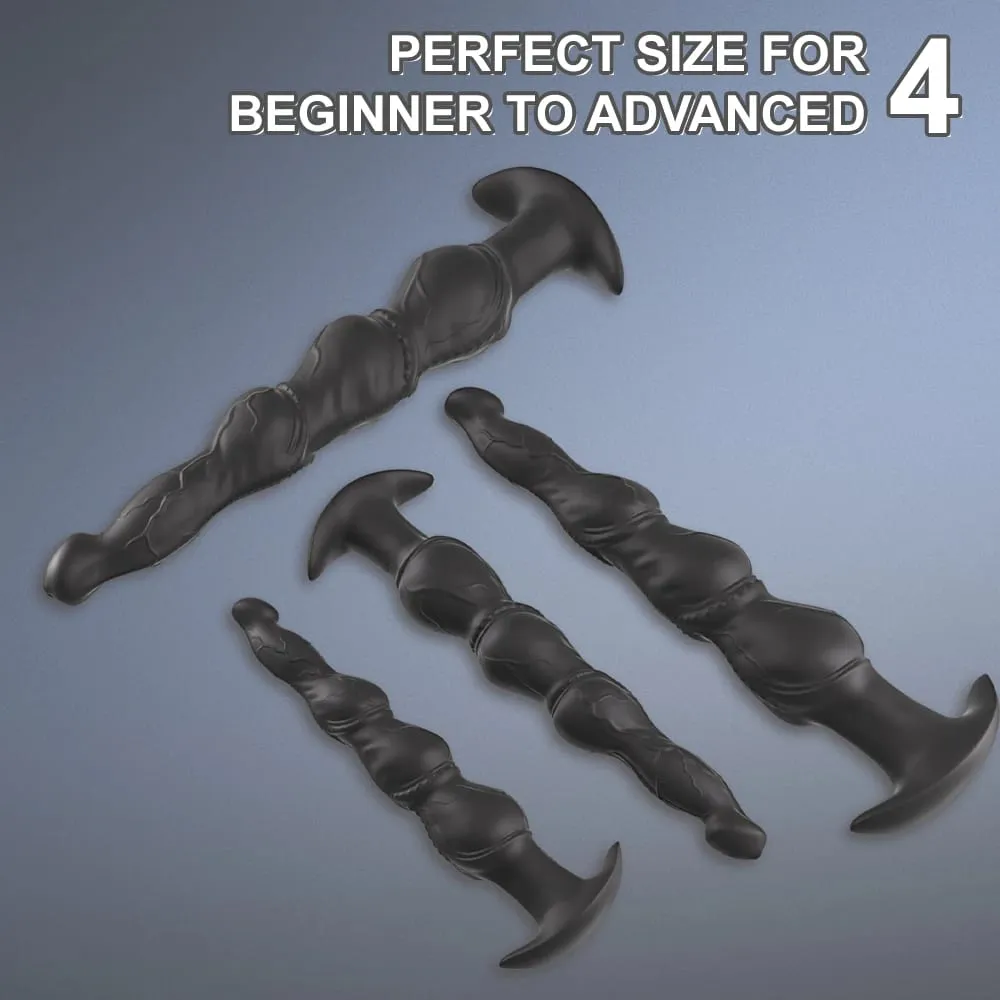 Silicone Anal Beads Butt Plug G-Sport Prostate Massger Anal Dildo Graduated Stimulate Dildo Adult Sex Toys for Men Women Gay