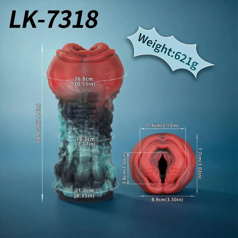 Macaron Color Pony Horse Silicone Male Masturbator 3D Realistic Vagina Two Channel Design Penis Pleasure Sex toys for Men