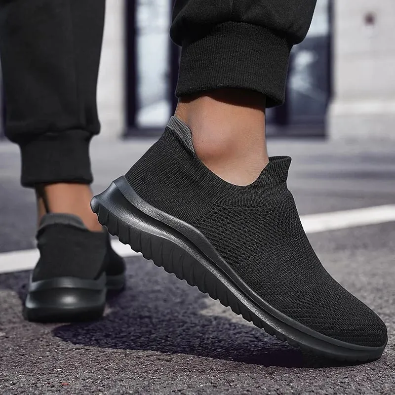Vanmie Men Sneakers Men Shoes Casual Breathable Summer Mesh Sneakers Lightweight Slip-on Sneakers Shoes for Male