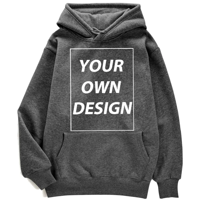 Angepasst DIY Druck Männer Frau Herbst Winter Hoodies Casual Klassische Pullover Einfache Bequeme Streetwear Weiche Warme Sport Kleidung