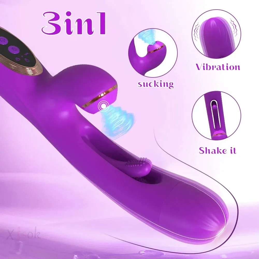 Sucking Flapping Vibrator for Women Clitoris G Spot Stimulator Dildo Tapping Vagina Massager Vibrating Adult Female Sex Toys 18+