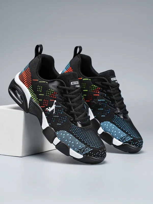 Men's Large Size Hiking Running Shoes - Lightweight Breathable Outdoor Sneakers for Couples Casual Fashion Athletic Training S