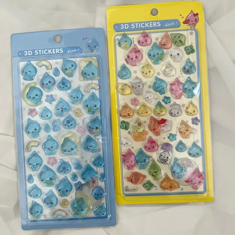 3D Stickers Cartoon Sticker Accessories Cute Stickers Seal 3d Phone Stickers Notebook DIY Stickers ボンボン ドロップシール