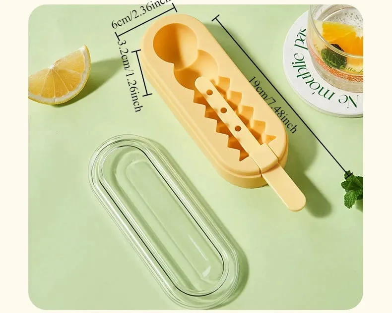สร้างสรรค์มะเขือเทศบน Sticks Ice Cream Mould เกรดอาหารในครัวเรือน Ice Lolly แม่พิมพ์ซิลิโคน