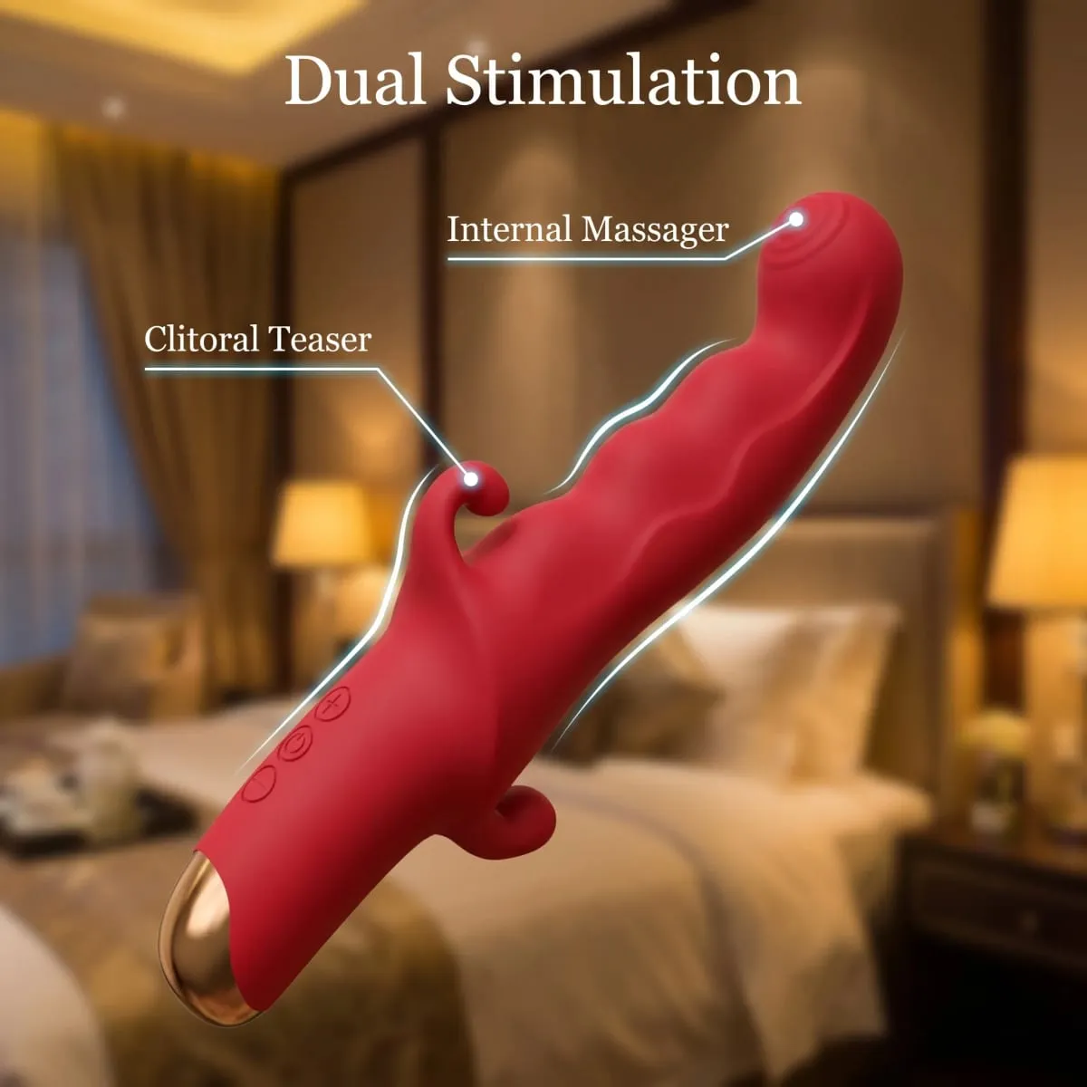 Powerful Rabbit Vibrator For Women G-Spot Clitoral Stimulator Vagina Nipple Massager Dildo Female Masturbator Adult Sex Toy 18+