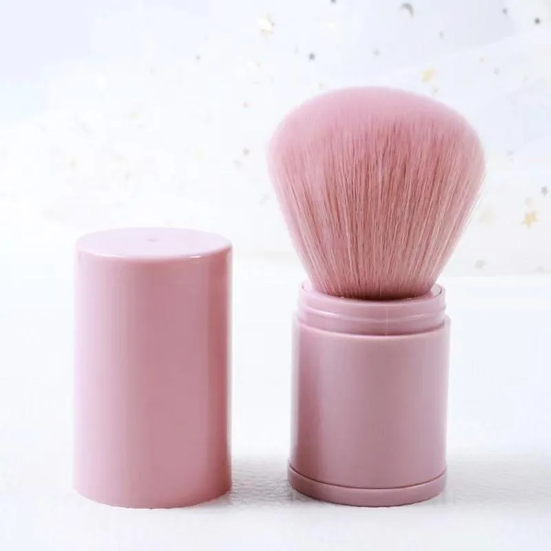 Retractable Kabuki-Makeup Brushes Powder Brush Small Travel Makeup Brushes