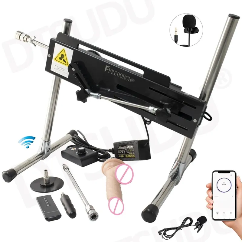 Dildo-120W Awtomatikong Dildo Machine 3-15cm Super Silent Masturbation Dildo Sex Machine Mga Pang-adultong Couple Sex Toy Babae Lalaki Sex Toy
