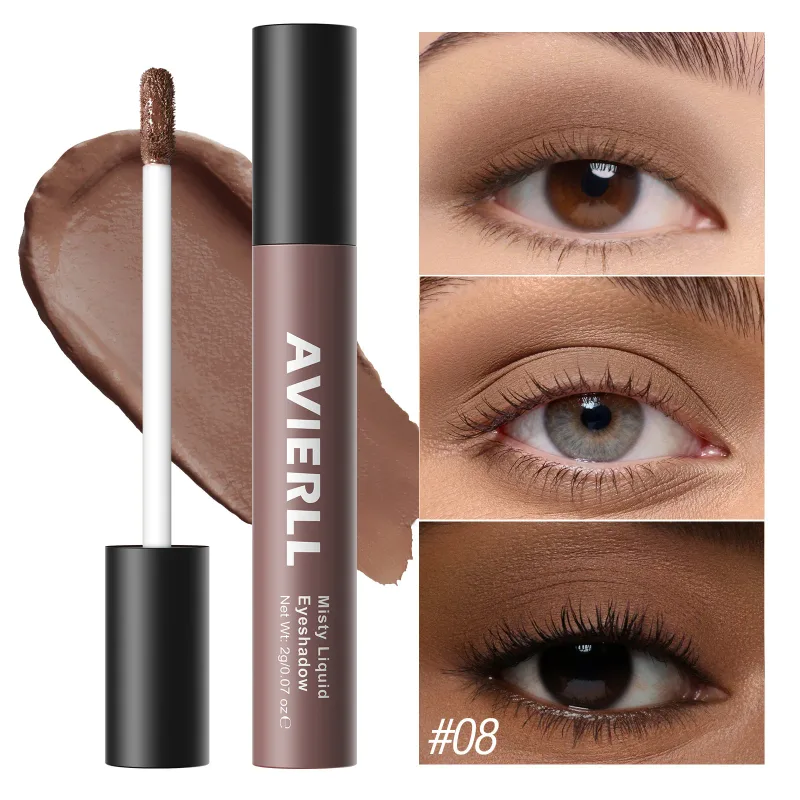 10 Colors Matte Nude Eye Bronzer Liquid Eyeshadow Waterproof Long Lasting Eye Shdaow Natural Cheek Contour Woman Makeup Cosmetic