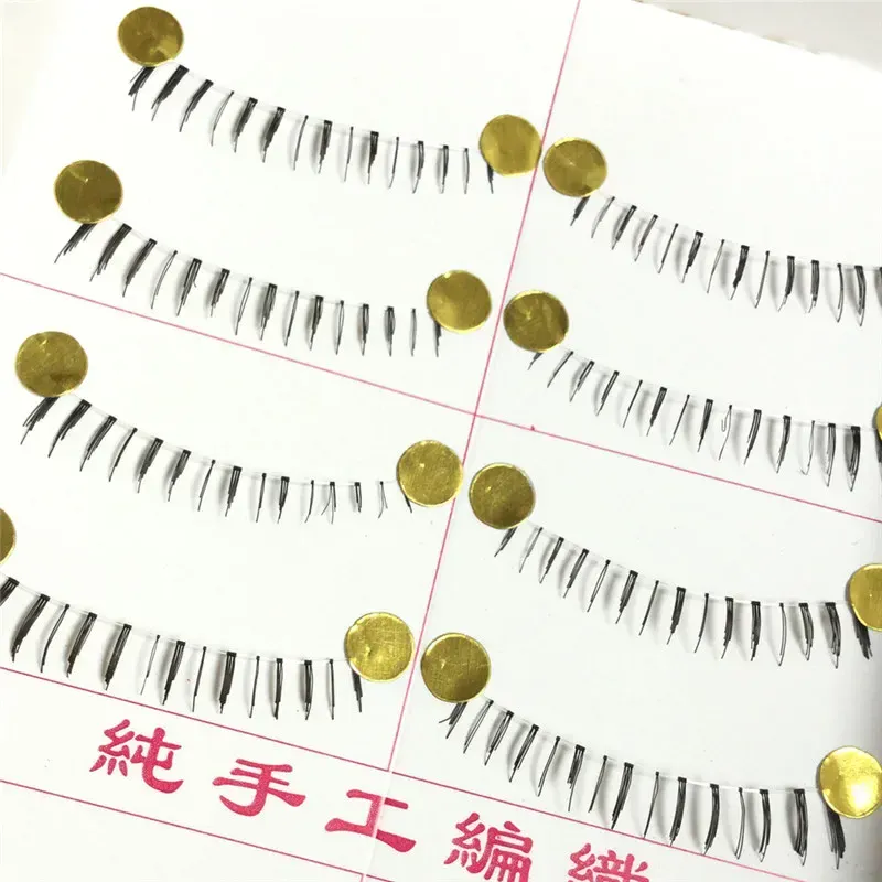 10 Pairs Fake Soft Lower Eyelashes Handmade Bottom Eye Lashes Lower False Eyelashes Clear Band Bottom Lashes