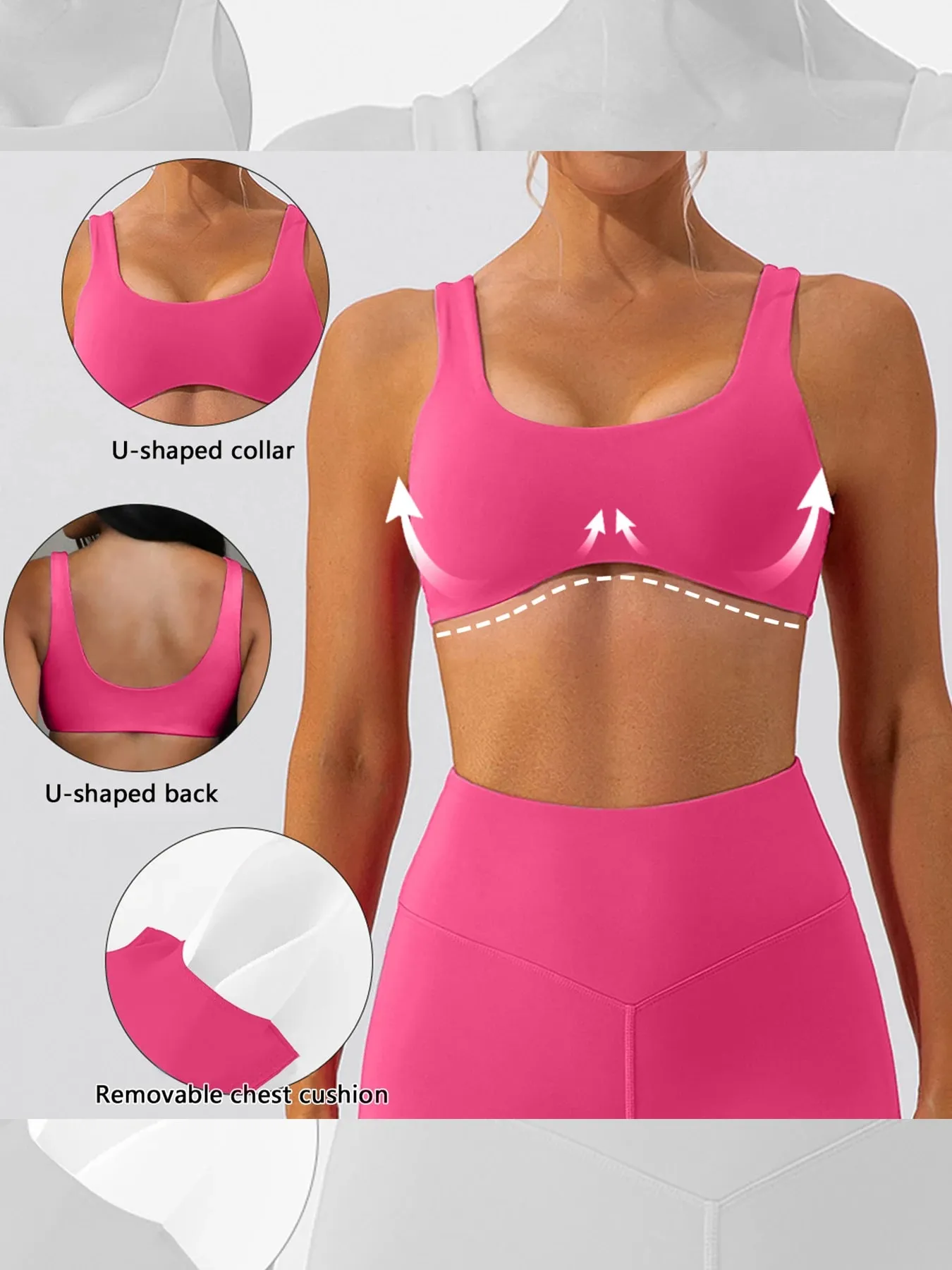 Naked double-sided brushed yoga clothes tight fitting sports underwear women's training running quick drying fitness yoga b