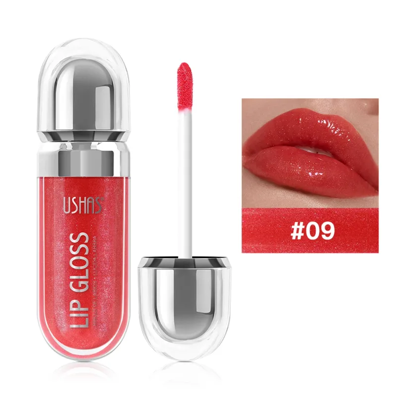 Shimmer Lip Gloss 12 Shades Glass High Shine Μη κολλώδες Ενυδατικό Μακιγιάζ χειλιών που γεμίζουν μεγάλη διάρκεια