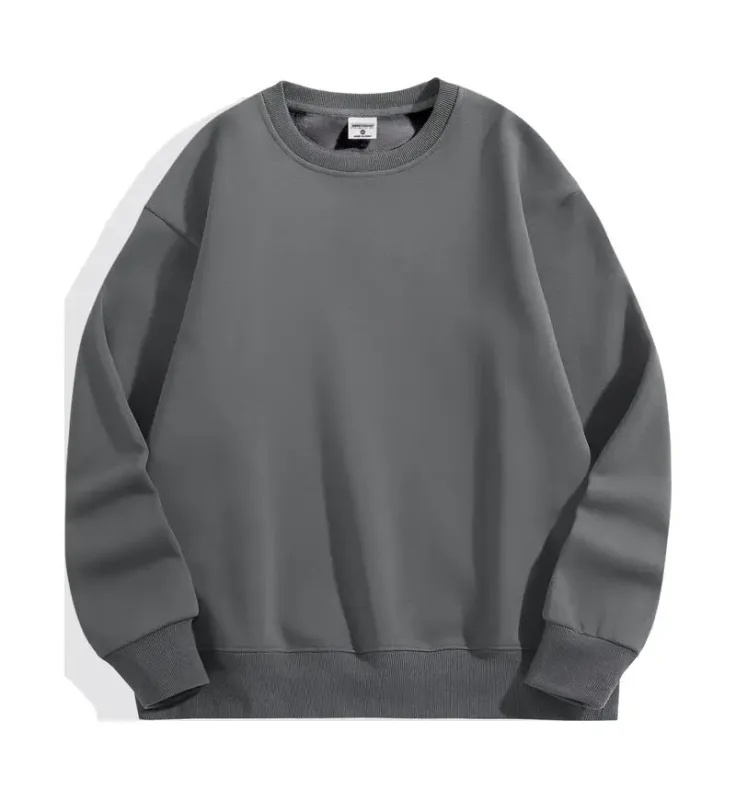 DIY Custom Logo 500GSM Heavy Weight Men's Hoodies New Autumn Winter Thick Cotton Men Top Solid Color Hoodies Sweatshirt Pullover