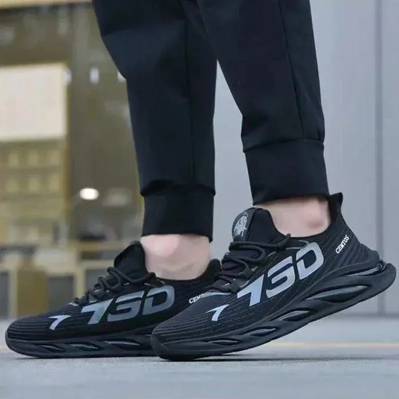New style Men's casual lightweight mesh sports shoes summer breathable and cool running shoes anti-slip soles men's sports shoes