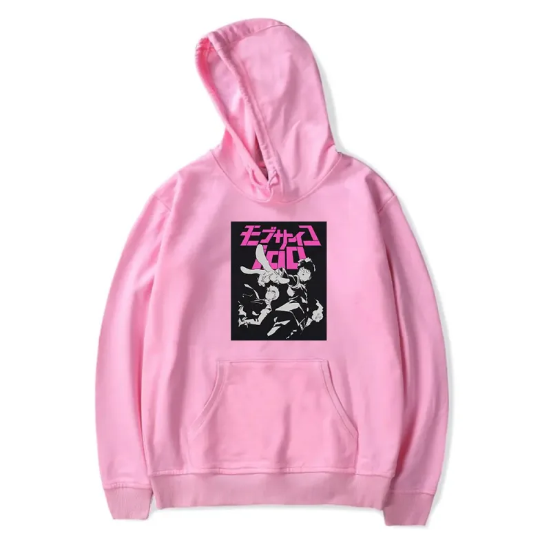Anime Manga Mob Psycho 100 Reigen Arataka Fashion Hooded Sweatshirts Winter Essentials Hoodies Sweaters Thick Sweater Sweatshirt