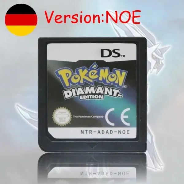 USA EUR FRA ITA NOE AUS ESP NDS Game Cartridge Pokemon Black White Platinum HeartGold SoulSilver for DS 2DS 3DS Console