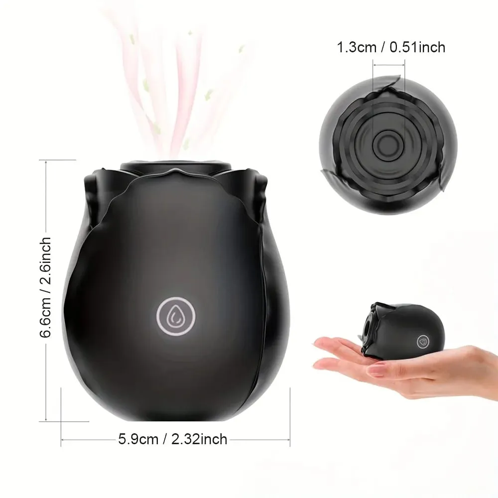 Rose Toy Sucking Vibrator for Women Clitoral Vibrator Nipple Stimulating with 10 Mind-Blowing Modes G Spot Massager Sex Toys