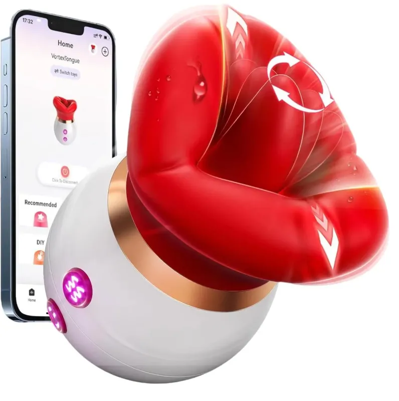 Powerful sucking vibrator female tongue licking sex toys sucker female oral nipple stimulator adult electric sex toys.