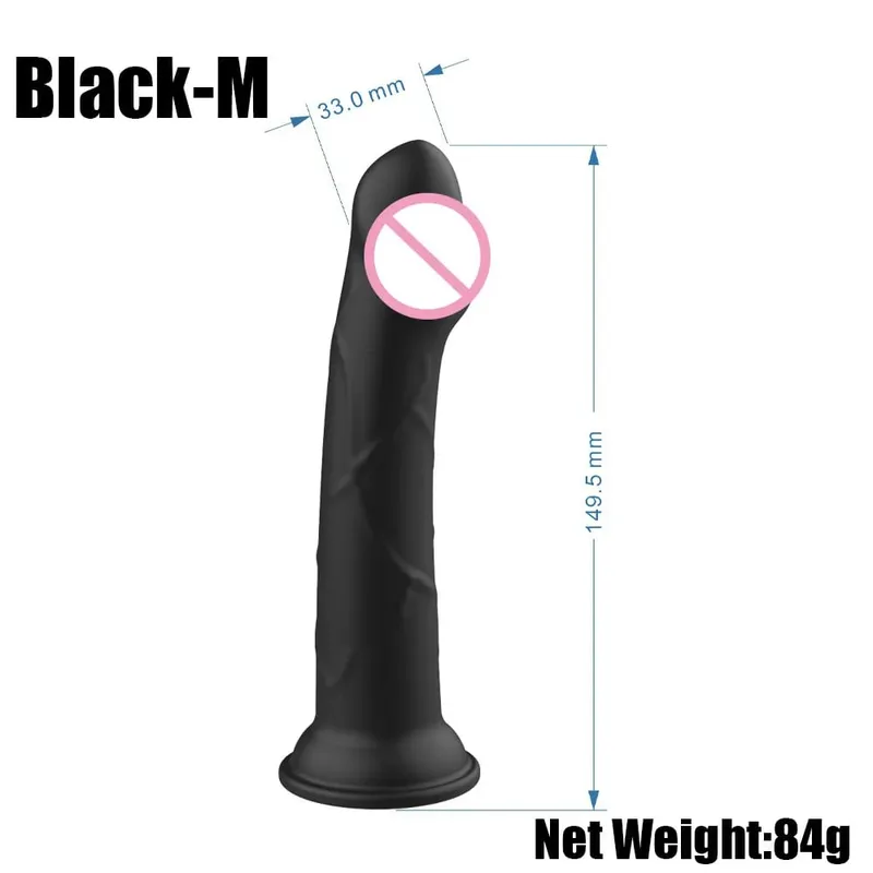 Realistic Purple Anal Dildo Butt Plug with Strong Suction Cup Base Jelly Sex Toy in Multiple Sizes for Hands Free Anal Play for