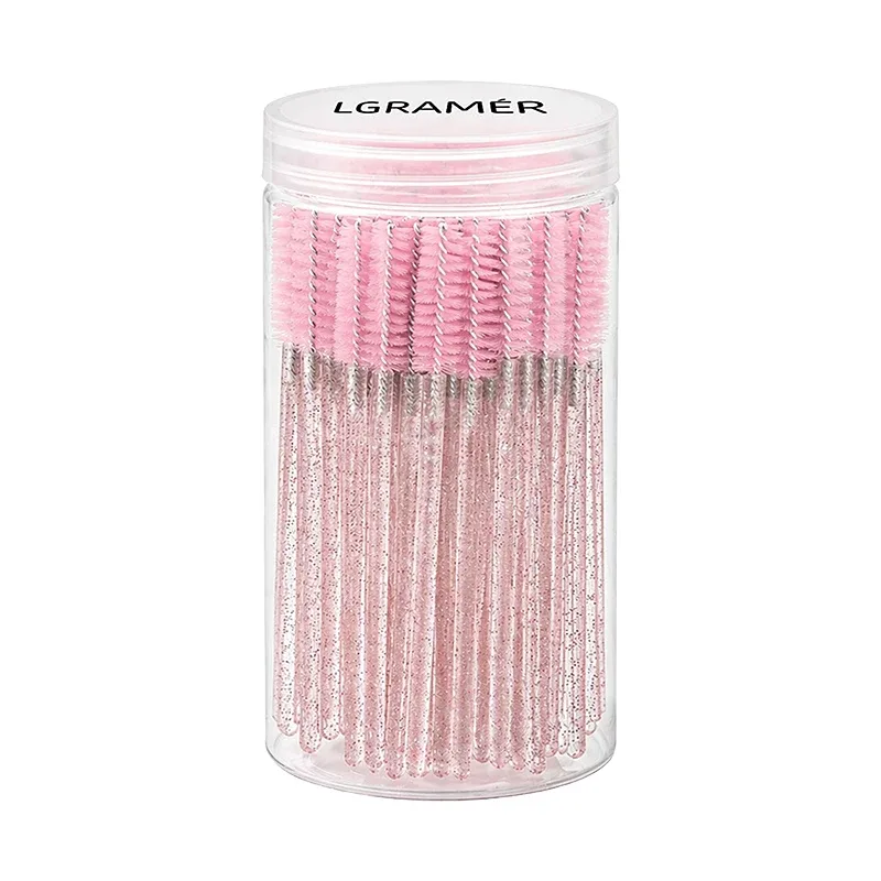 50/100 pcs Eyelash Extension Brush Disposable Eye Lashes Make Up Brushes Mascara Wand Applicator Multiple Colors Makeup Tools