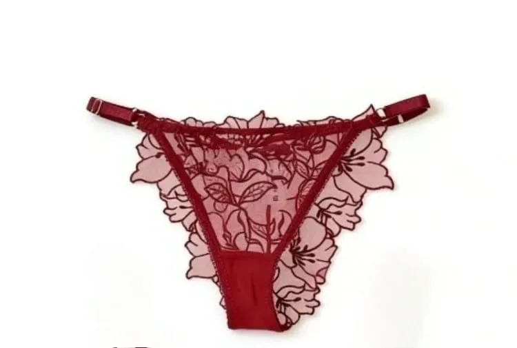 Set reggiseno imbottito con busto piccolo | Set di biancheria intima in pizzo ricamato e rete con morbido ferretto, comoda demi cup, mutandine sexy Tushy in PP