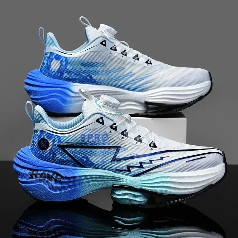 2025 New Men's Running Shoes Cushioning Carbon Plate Racing Marathon Athletic Shoes Comfortable Non-slip Sports Tennis Shoes