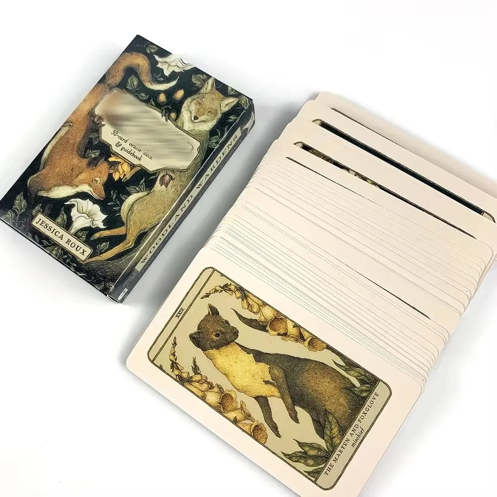 New 52 Oracle Cards Woodland Wardens Oracle Cards Games Full English Friends Party Board Tarot Game