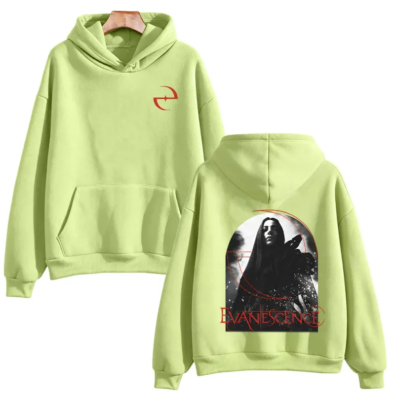 Sanctuary Logo Hoodie Evanescence Rock Band Pullovers Fashion Unisex High Street Sweatshirts Casual Long Sleeve Loose Streetwear