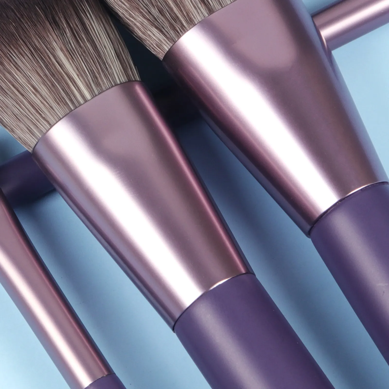 Portable 7Pcs Complete Makeup Brushes With PU Storage Bucket Foundation Highlight Eyebrow Beginner Cosmetic Kit