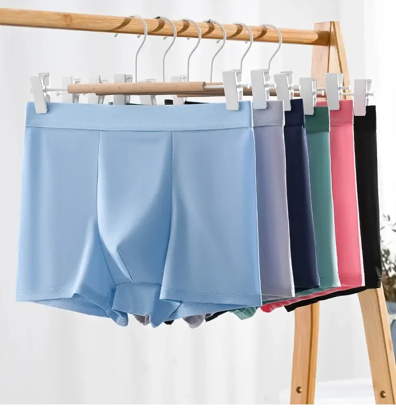 3PCS Big Size Underwear Men Boxer Breathable Soft Men's Boxer Briefs Sporty Boxers Men's Square Panties Shorts Sexy Unerderwear