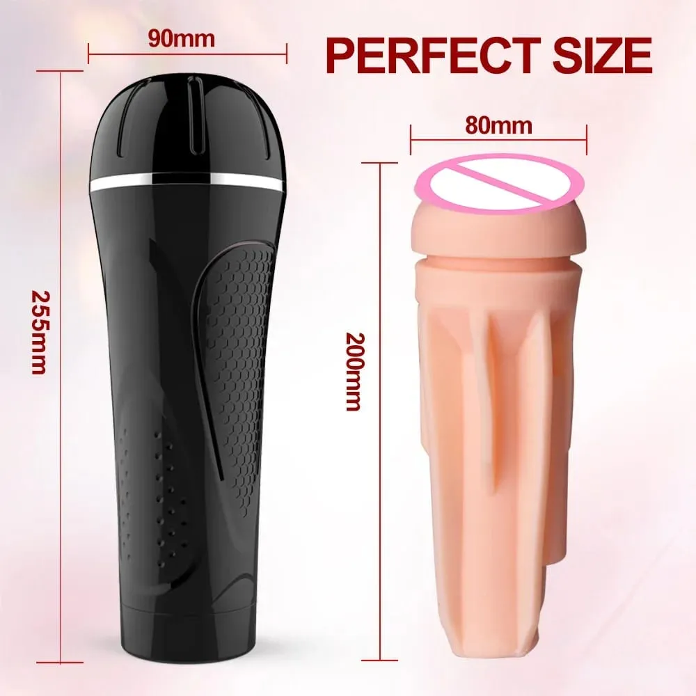 Men’s Masturbation Cup Male Manual Masturbator Realistic Oral Vagina Pocket Pussy Penis Trainer Adult Sex Toy For Men