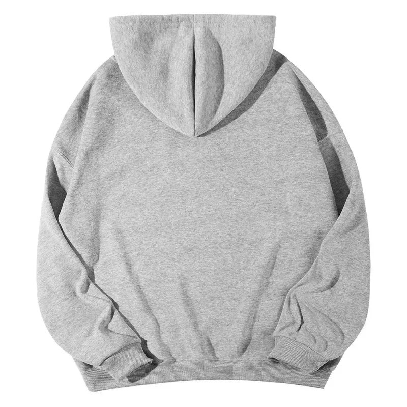 London Fashion Print Hoodies For Men Casual Autumn Winter Casual Sweatshirt Kangaroo Pocket Long Sleeve Autumn/Winter Simple