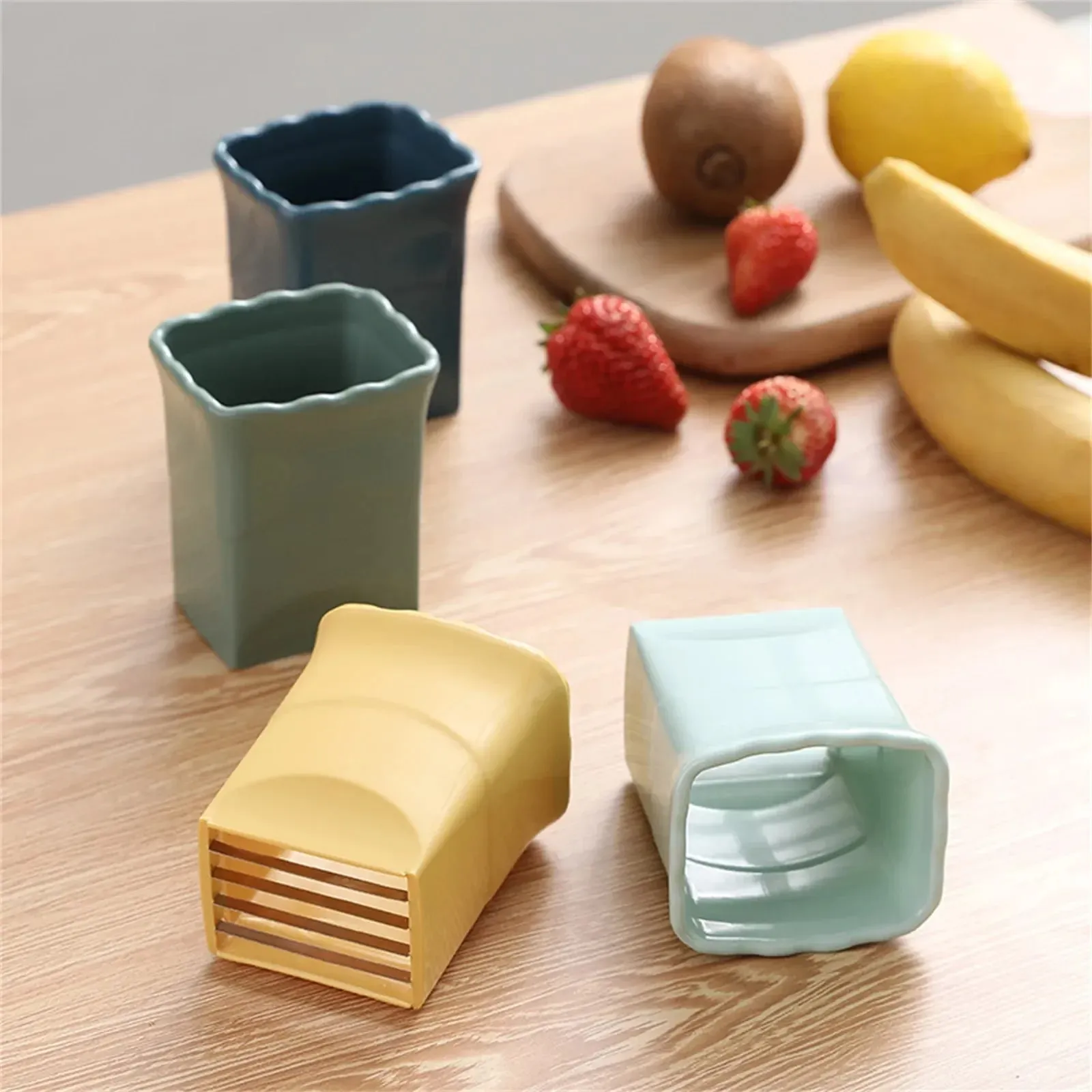 Stainless Steel Fruit Slicer Egg & Strawberry Cutter Saging at Vegetable Cutter Kitchen Fruit Slicing Tool