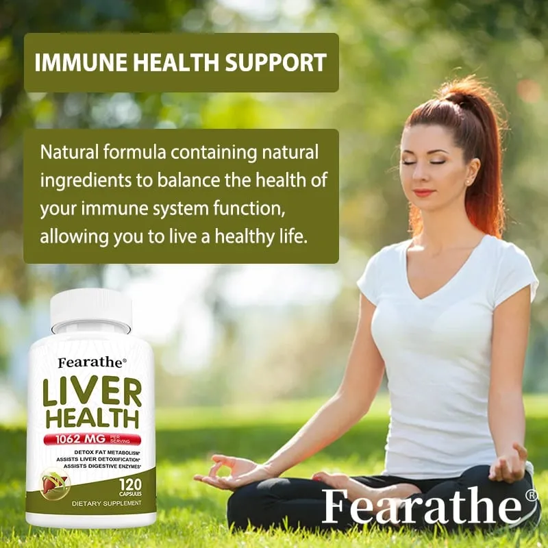 Liver Detox Advanced Detox & Cleansing Formula Supports Health Liver Function with Milk Thistle and Dandelion Non-GMO