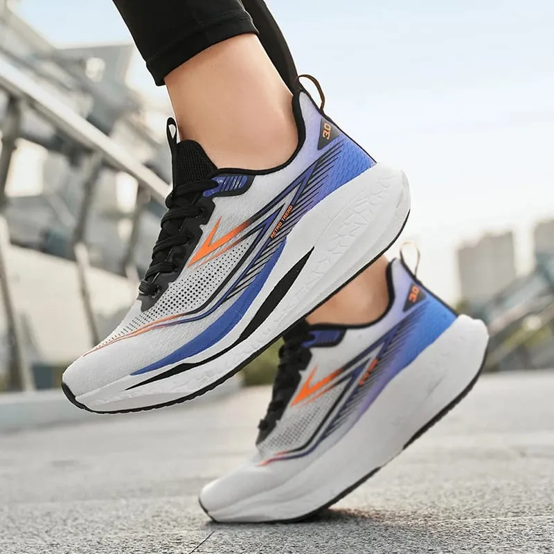 Running Shoes Men Carbon Board Speciality Marathon Men's Sports Breathabe Sneakers Comfortable Athletic Nonskid Shoes For Women
