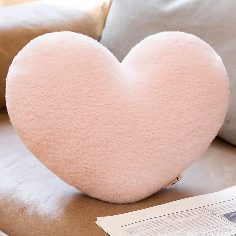 40x35cm Love Heart Stuffed Plush Throw Pillow Valentine's Day Heart Cushion Sofa Seat Pad Couch Pillow Home Decor Girls Gifts