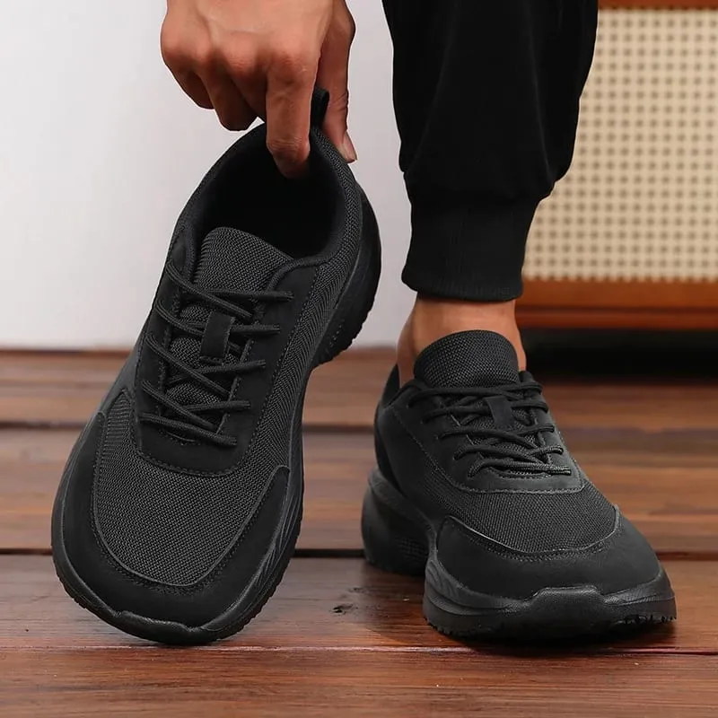 Wide Toe Shoes Unisex Breathable Mesh Platform Sneakers Fashion Comfortable Minimalis Shoes 2026 Outdoor Non-Slip Walking Shoes