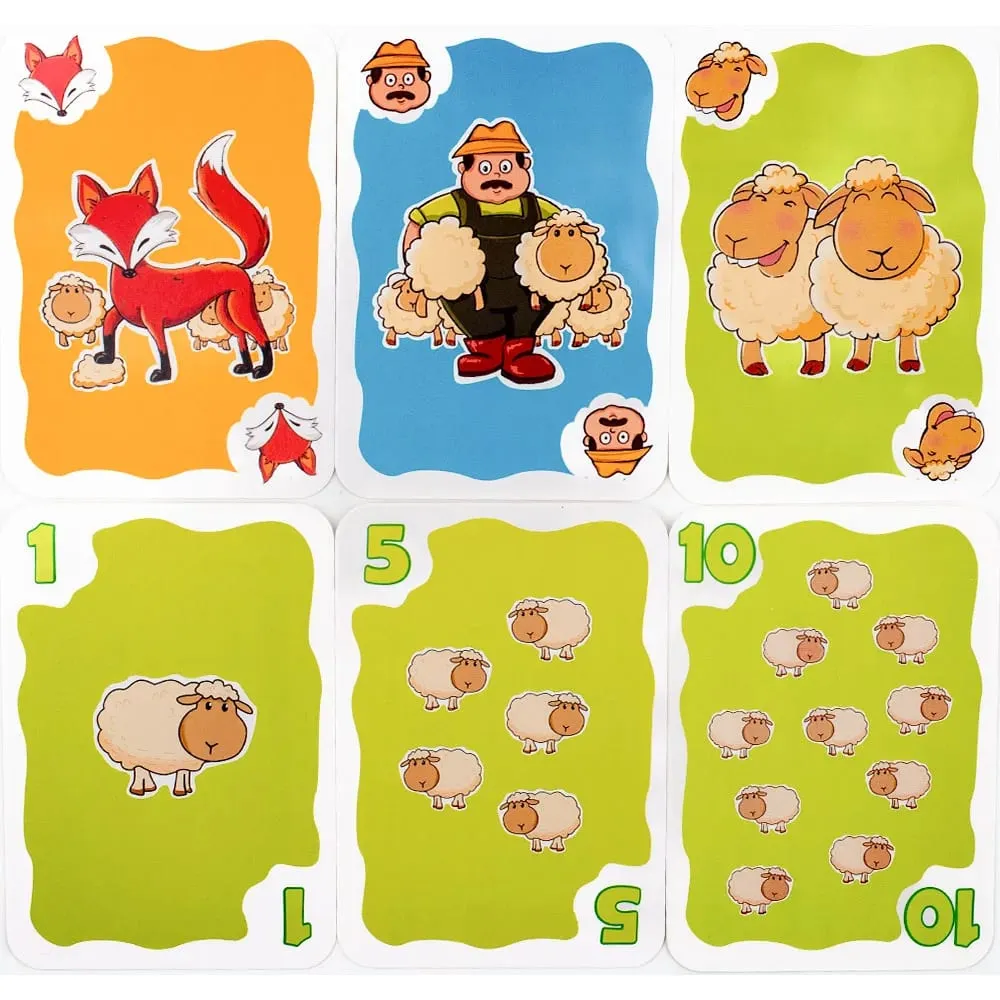 Hot Sale Black Sheep Party Game Cards Interactive Intellectua Board Game Funny Family Friends Party Toy Gift for Kids 10.6*7.5cm