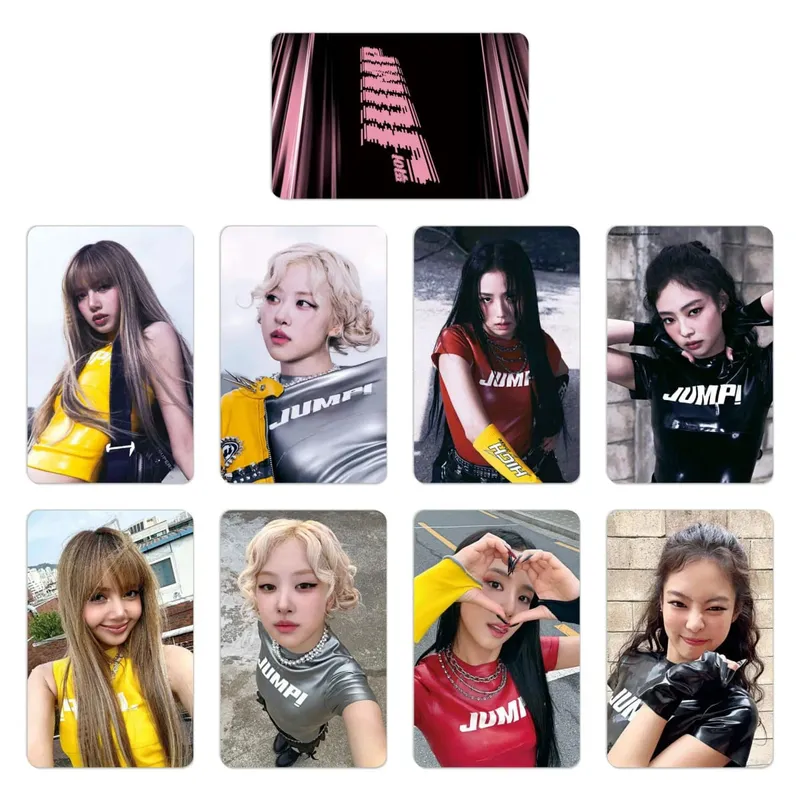 8Pcs/Set pop Idol KATSEY New Album Pinky UP CHAOS HD Printd Personal Lomo Card Photocards Fans Gift