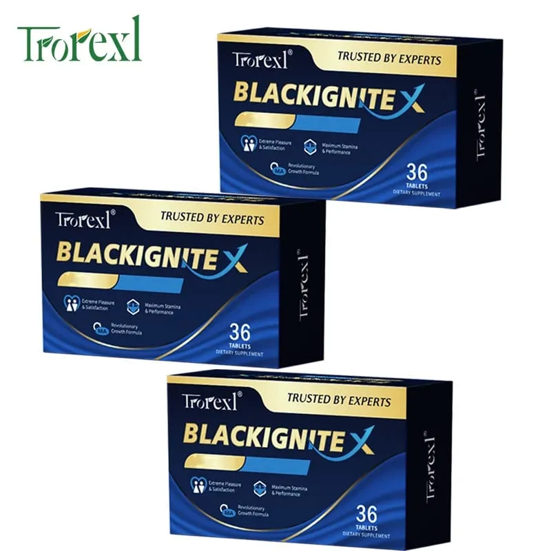 BlackIgnite X tablety Doplněk ústřice a ženšenu Zesilovač síly Rozšířená aktivita pro jistý výkon