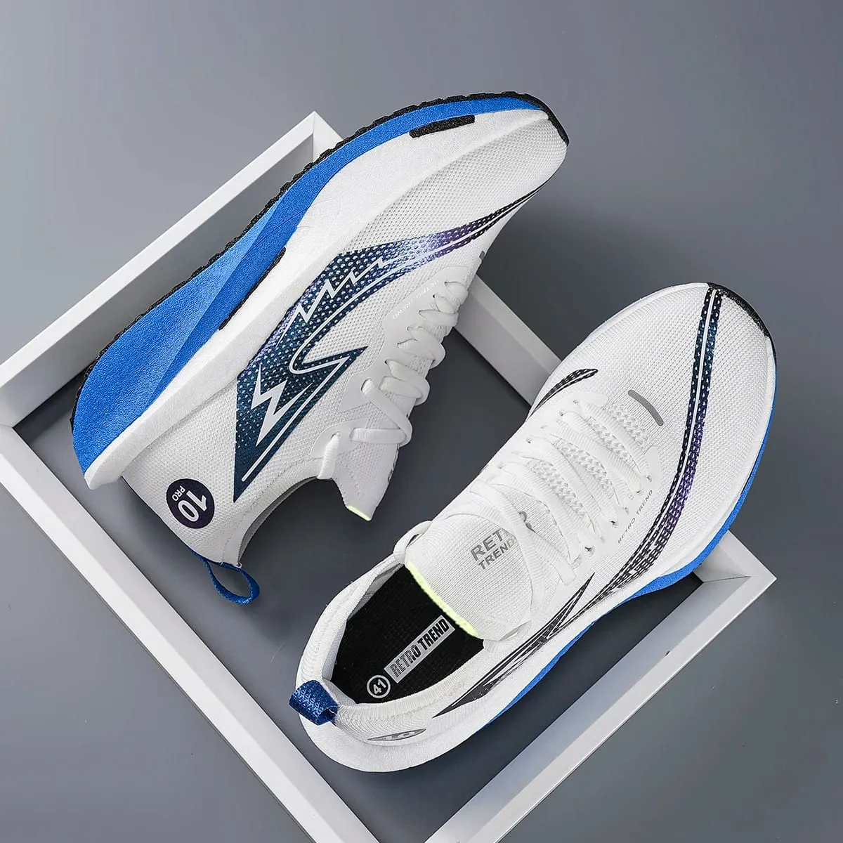 Men Sports Speciality Running Shoes Carbon Board Marathon Breathable Lightweight Women's Comfortable Athletic Nonskid Sneakers