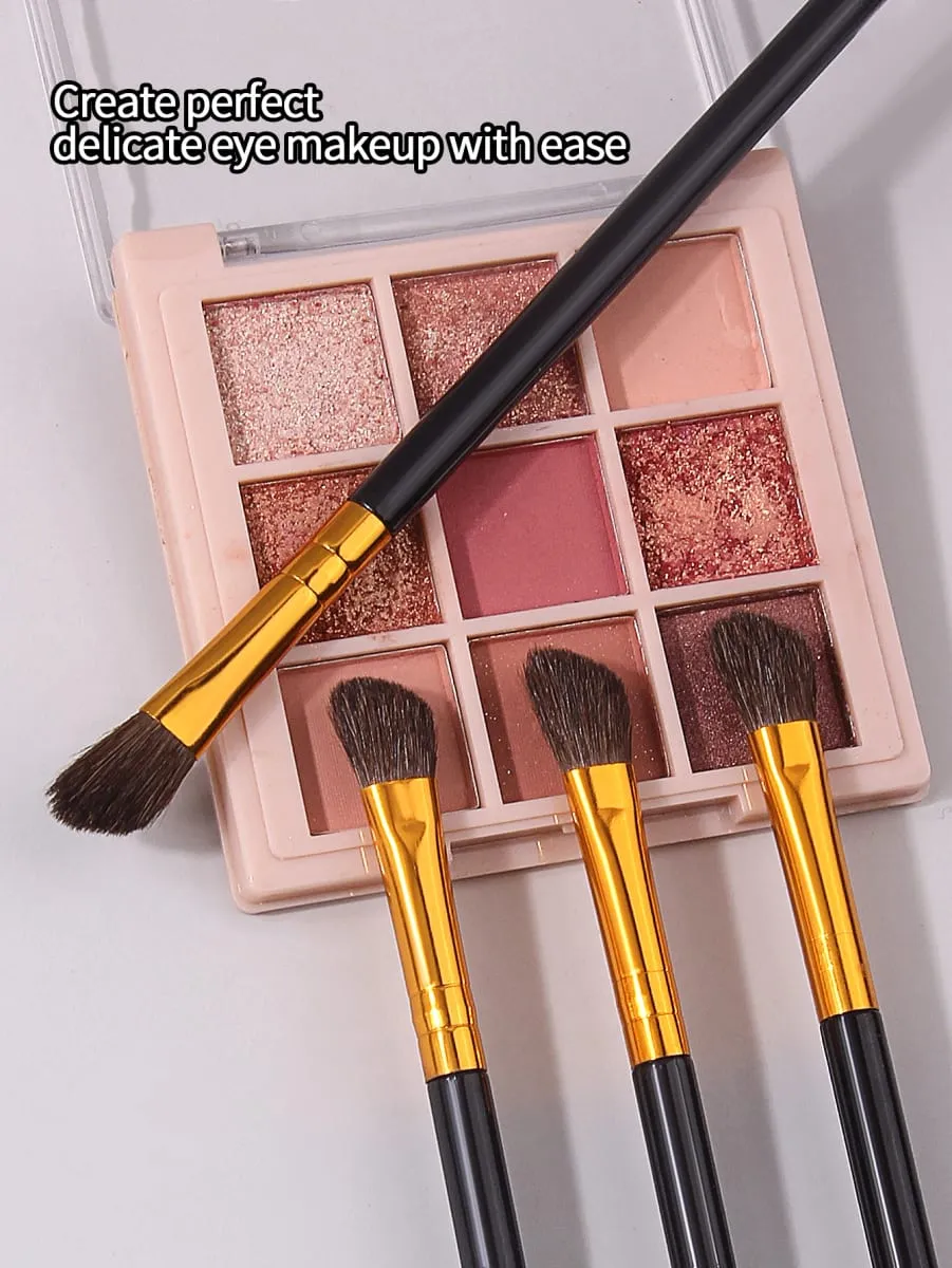 30PCS Portable Small Horsehair Eyeshadow Brush Set Soft Bristle High-Gloss Brush Smudging Brush Beginner Makeup Brush — image 5