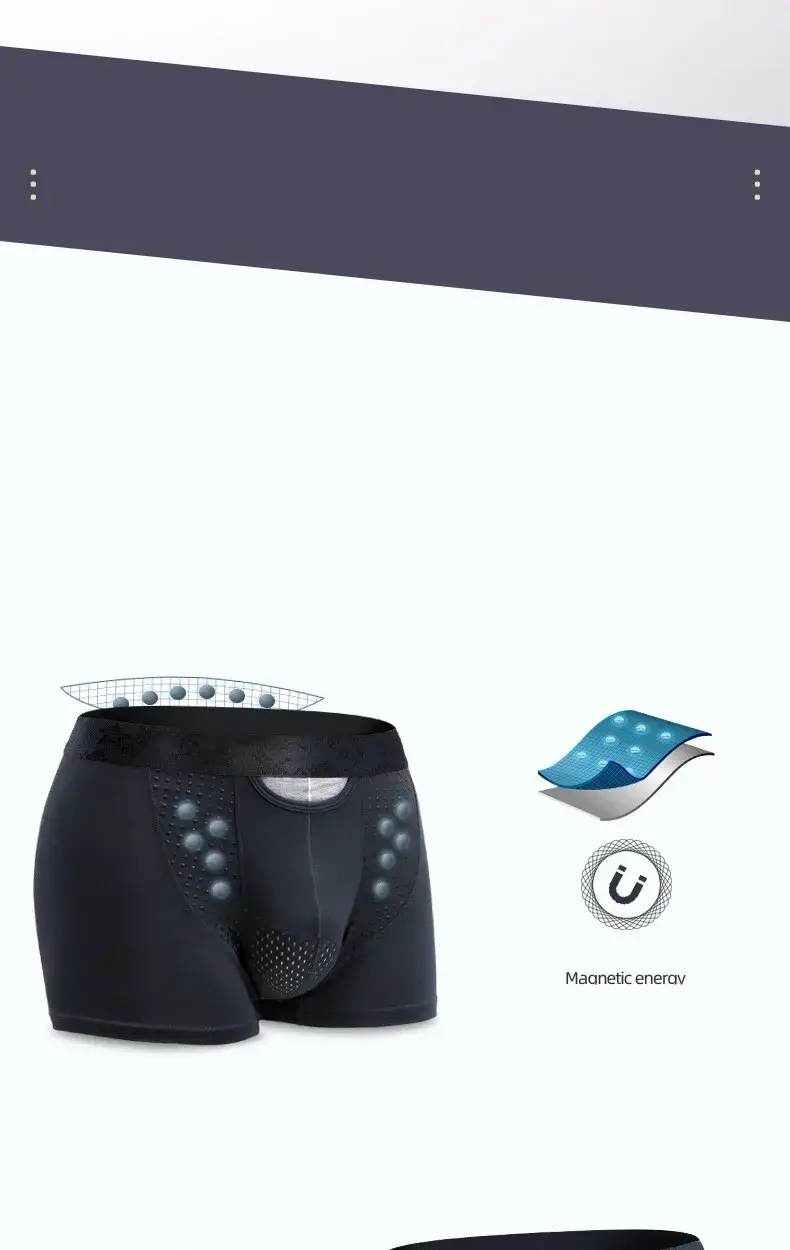 Boxershorts för män Push Up Underkläder Modal Trosa Man Andas Magnetisk Is Silk Bullet Separation Pouch Kalsonger Cueca
