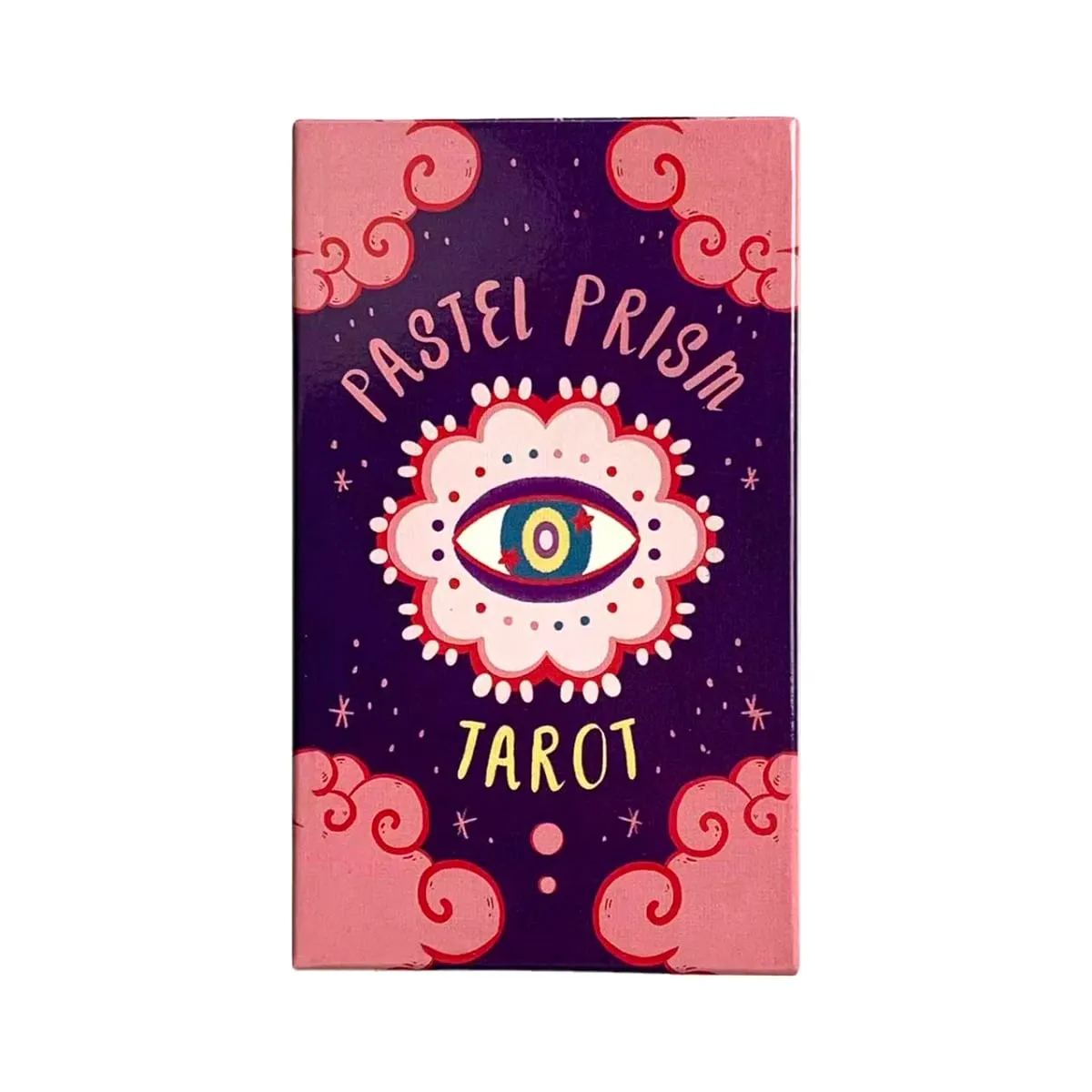 Pastel Prism Tarot Cards 78 Pcs Cards Imbued With The Soothing Tones Of A Pink and Sky-blue Color Palette Divination Cards Game