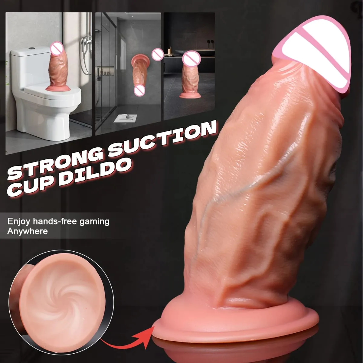 5 Sizes Realistic Anal Dildo Soft Huge Penis Suction Cup Anal Sex Toys For Woman Vagina Adult Masturbator Cock Big Dick Buttplug